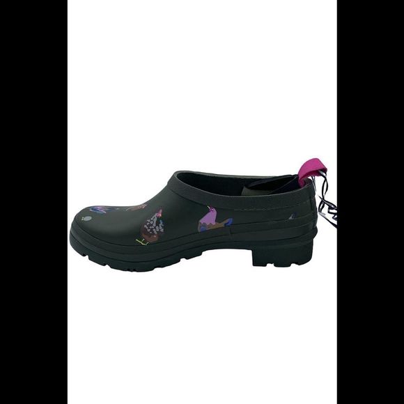 Joules Slip On Welly Clogs Pop On Khaki Chicken - Medium - Picture 2 of 5